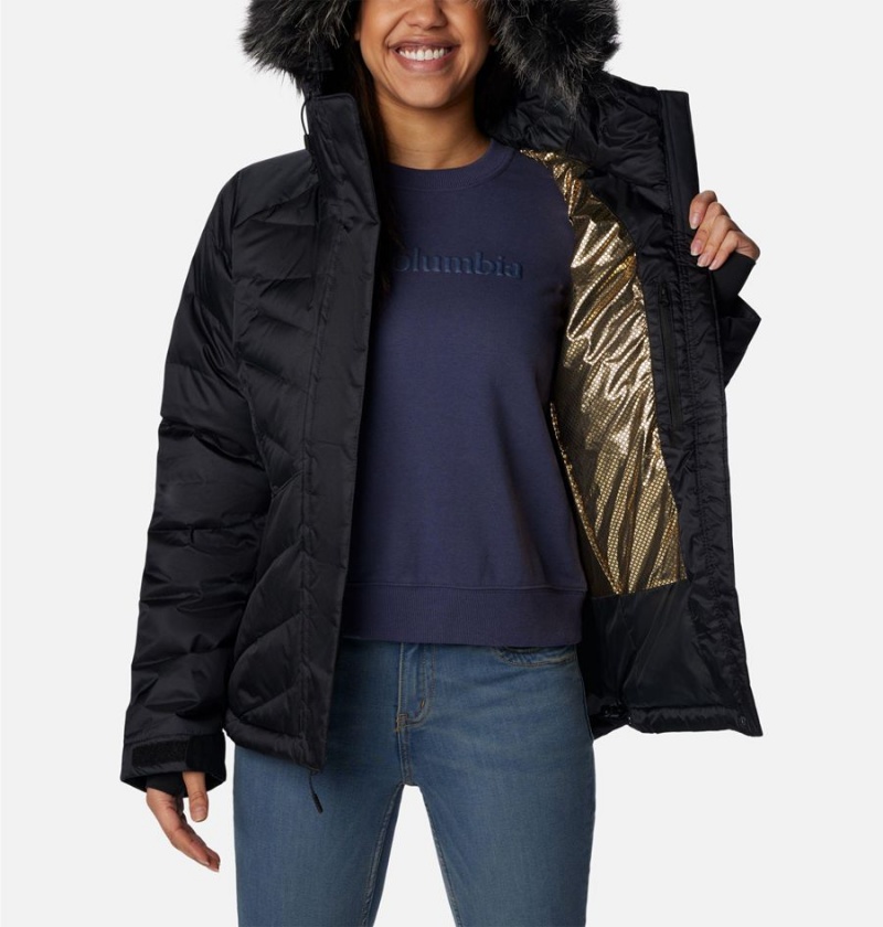 Black Women's Columbia Lay D III Puffer Jacket | AIJRE-3925