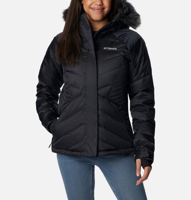 Black Women\'s Columbia Lay D III Puffer Jacket | AIJRE-3925