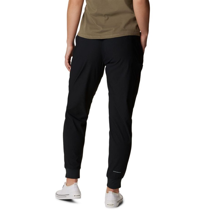 Black Women's Columbia Leslie Falls Joggers Pants | OHNUY-9810