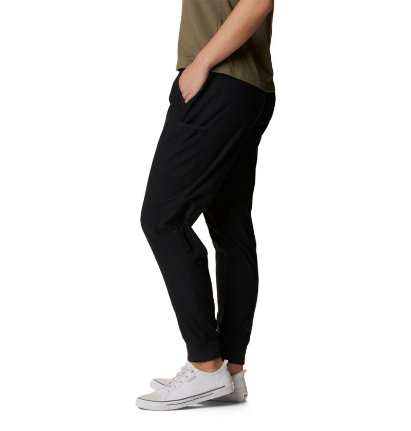 Black Women's Columbia Leslie Falls Joggers Pants | OHNUY-9810