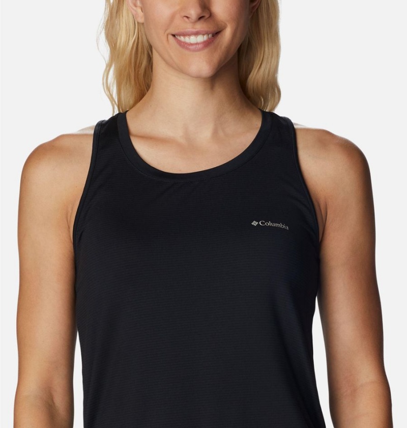 Black Women's Columbia Leslie Falls Tank Top | SZLOJ-4123