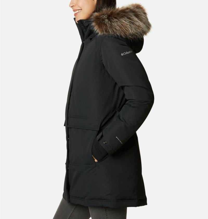 Black Women's Columbia Little Si Insulated Coats | EXFCK-1690