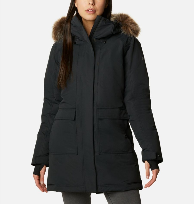 Black Women's Columbia Little Si Insulated Coats | EXFCK-1690