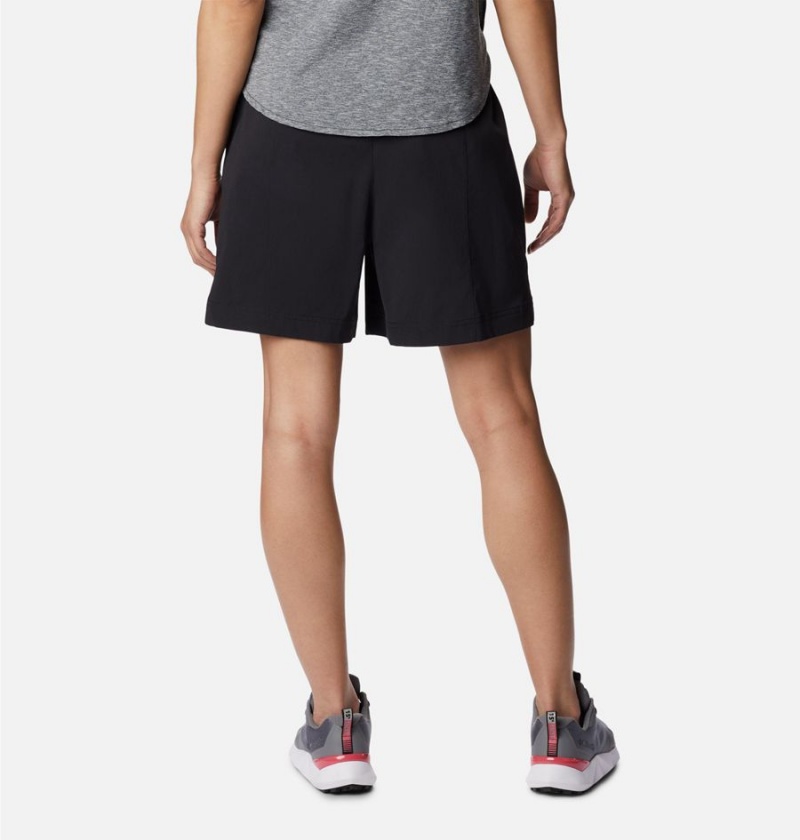 Black Women's Columbia Magnolia Springs Pull On Shorts | KGTFS-8501