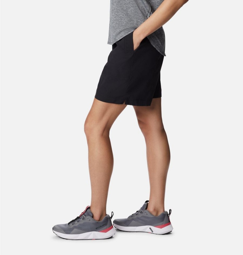 Black Women's Columbia Magnolia Springs Pull On Shorts | KGTFS-8501