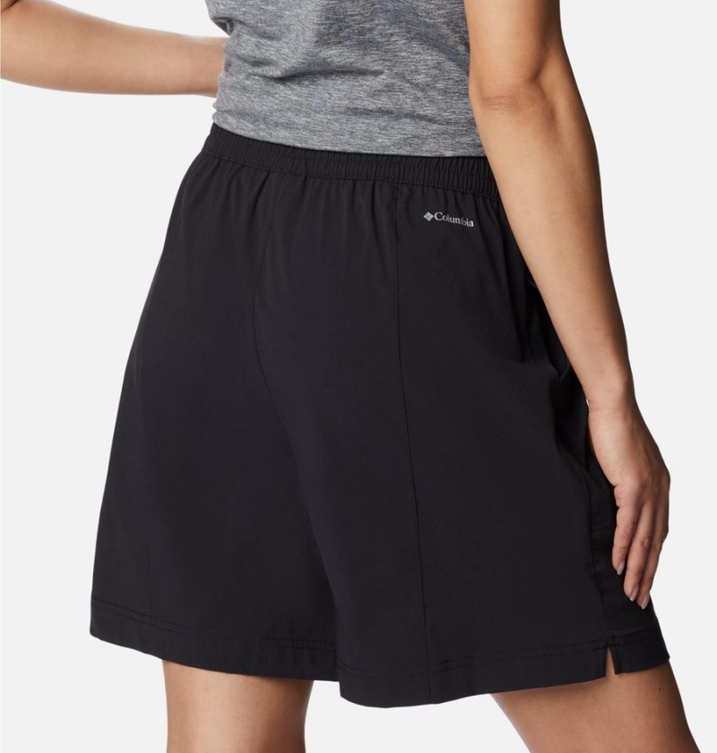 Black Women's Columbia Magnolia Springs Pull On Shorts | KGTFS-8501