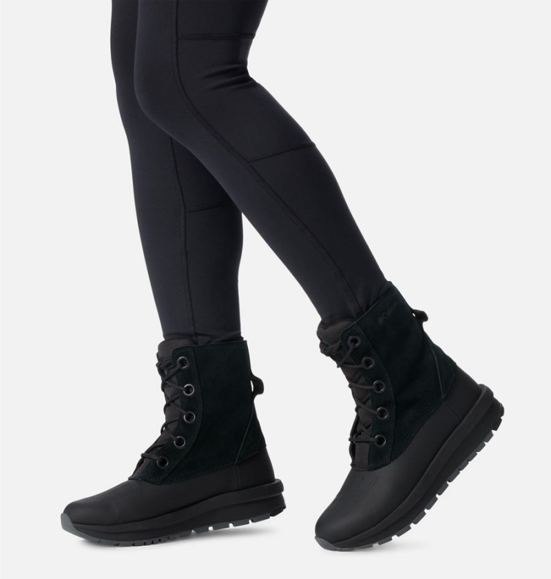 Black Women's Columbia Moritza Shield Omni Heat Boots | TMQHY-8261