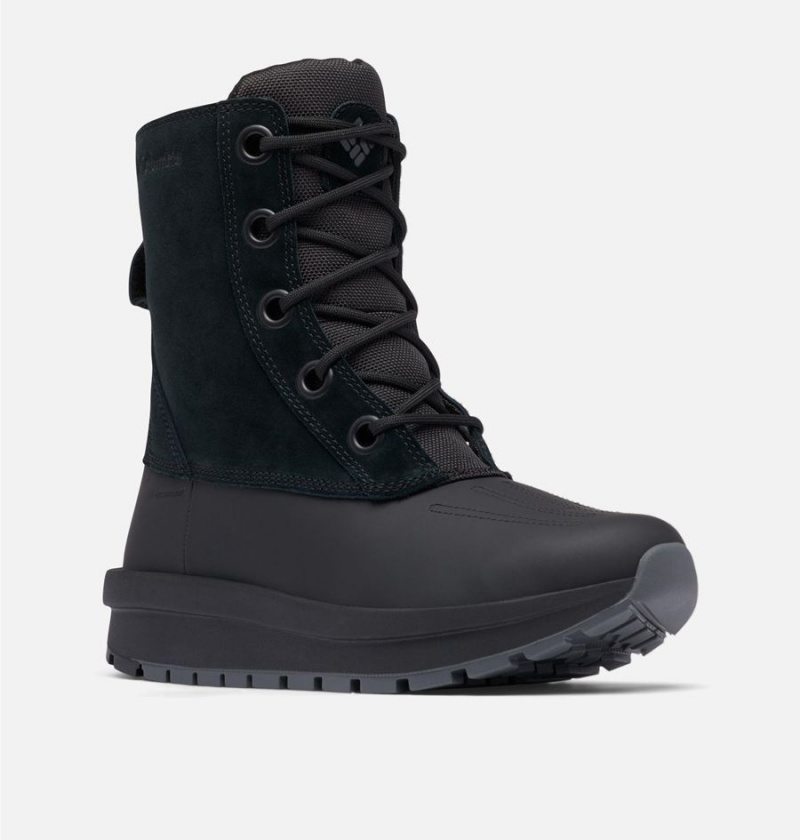 Black Women's Columbia Moritza Shield Omni Heat Boots | TMQHY-8261