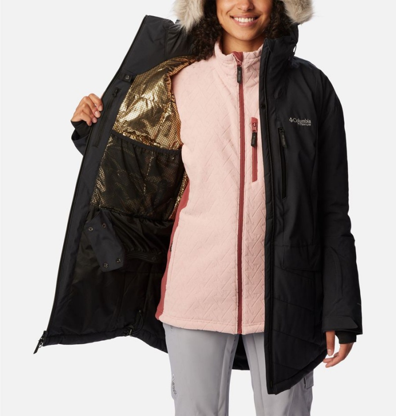 Black Women's Columbia Mount Bindo III Insulated Puffer Jacket | PQFZI-1870