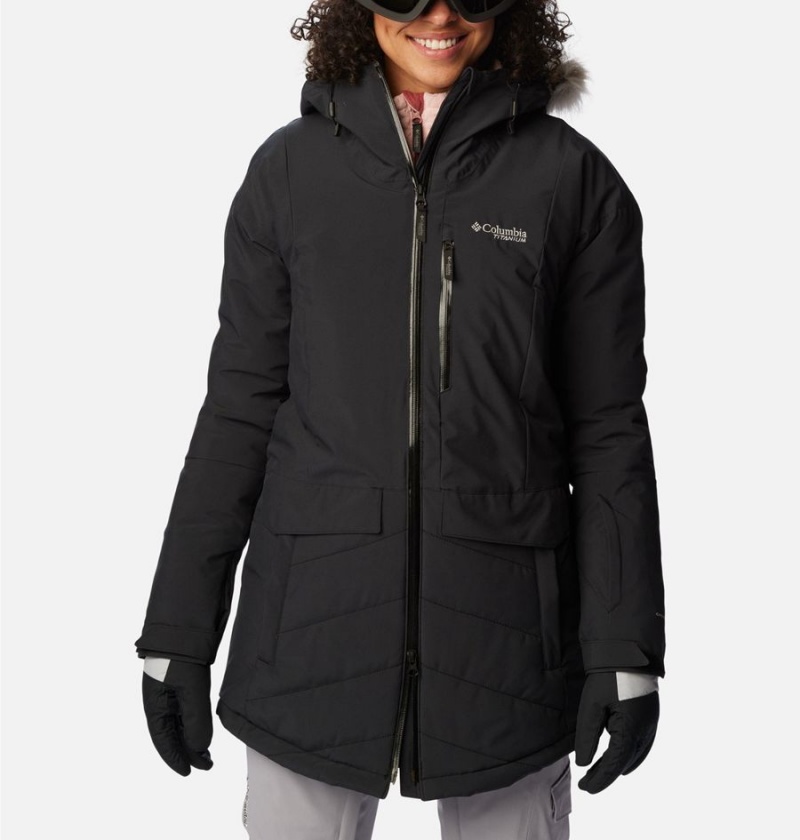 Black Women\'s Columbia Mount Bindo III Insulated Puffer Jacket | PQFZI-1870