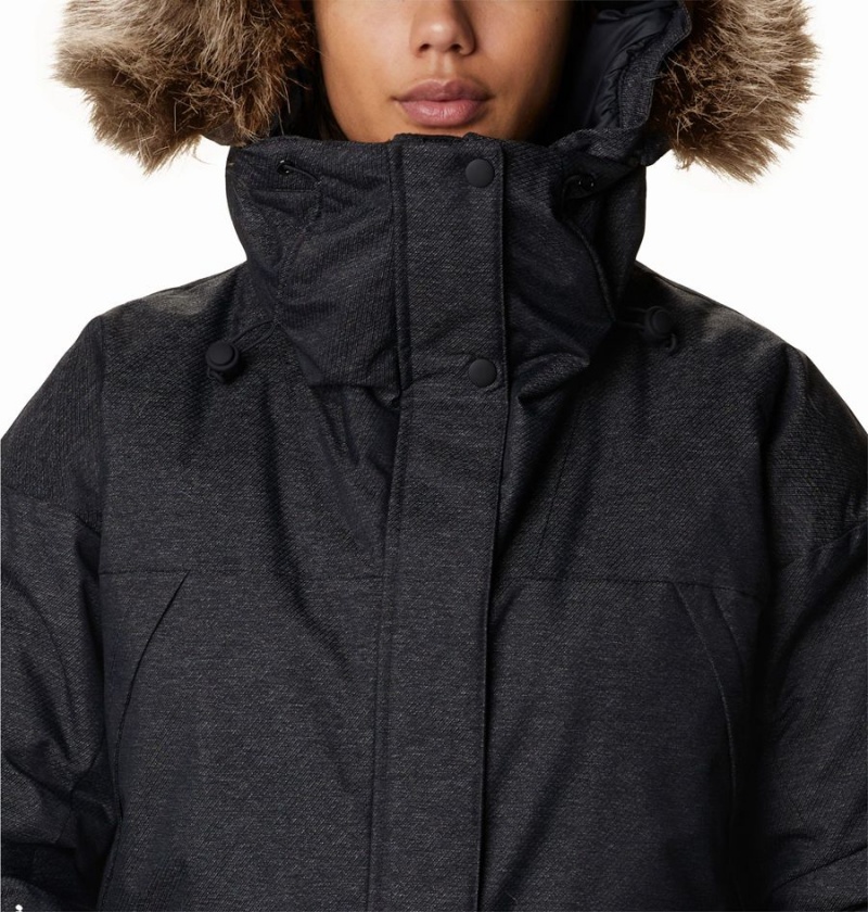 Black Women's Columbia Mount Si Omni Heat Infinity Down Coats | TRKCQ-3687