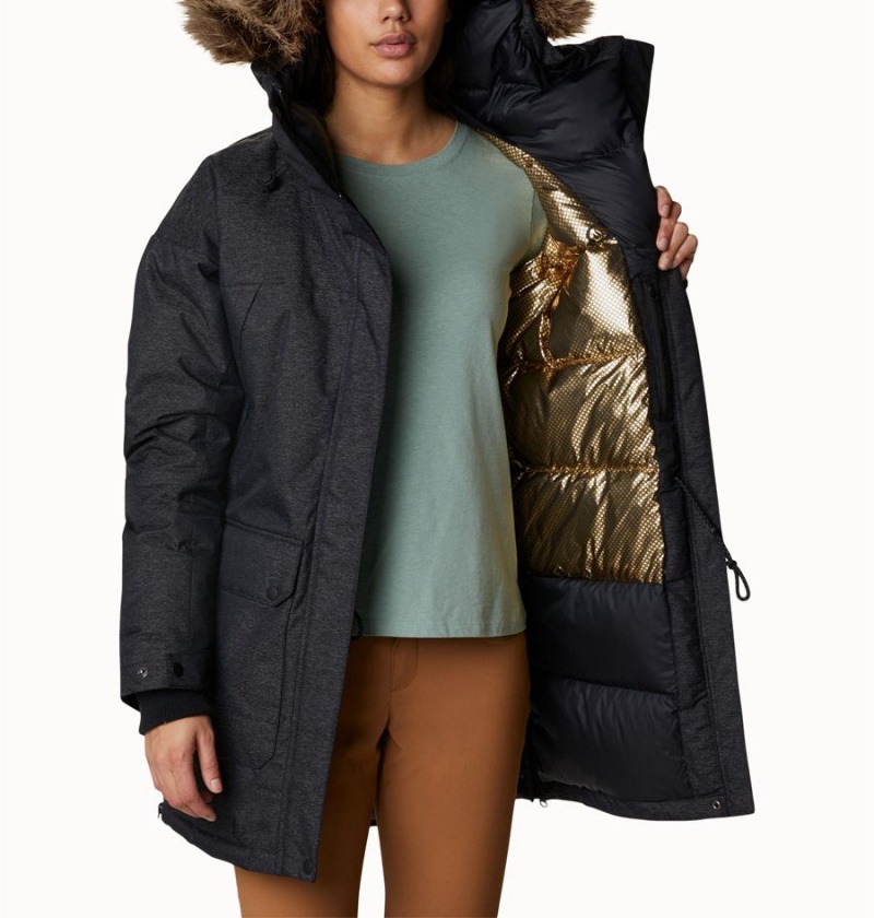 Black Women's Columbia Mount Si Omni Heat Infinity Down Coats | TRKCQ-3687