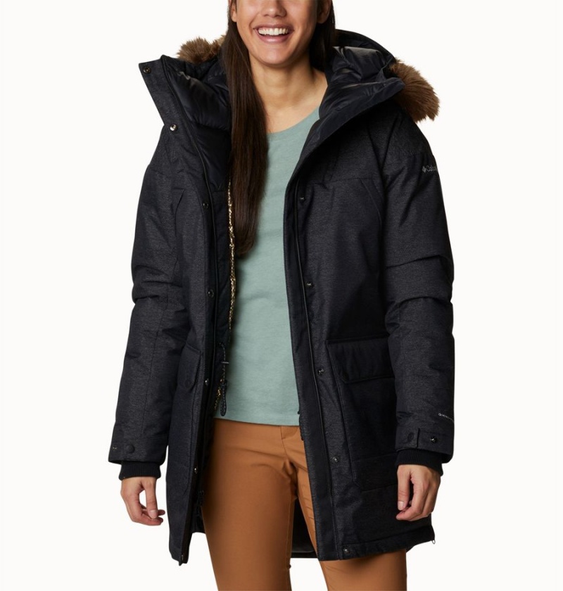 Black Women's Columbia Mount Si Omni Heat Infinity Down Coats | TRKCQ-3687