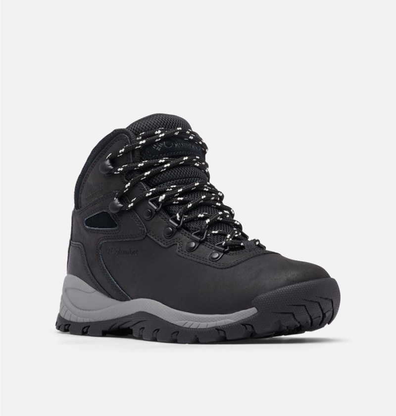 Black Women's Columbia Newton Ridge Plus Waterproof Boot Hiking Shoes | XFLAU-4320