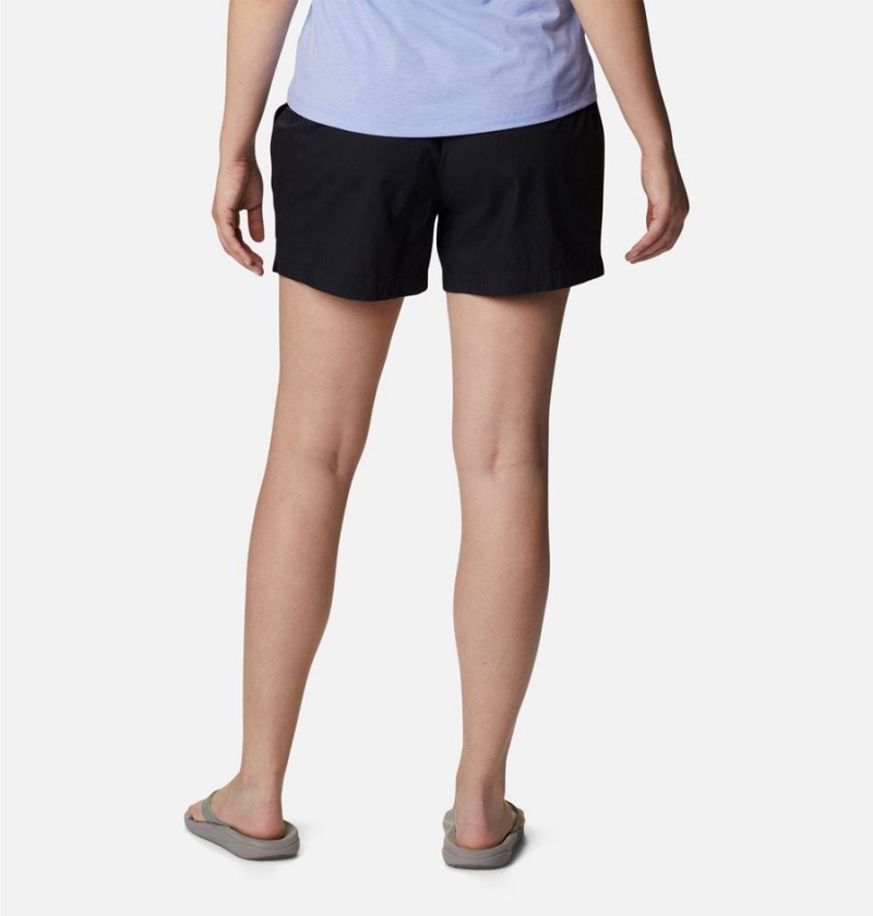 Black Women's Columbia Norgate Shorts | VFZLG-7281