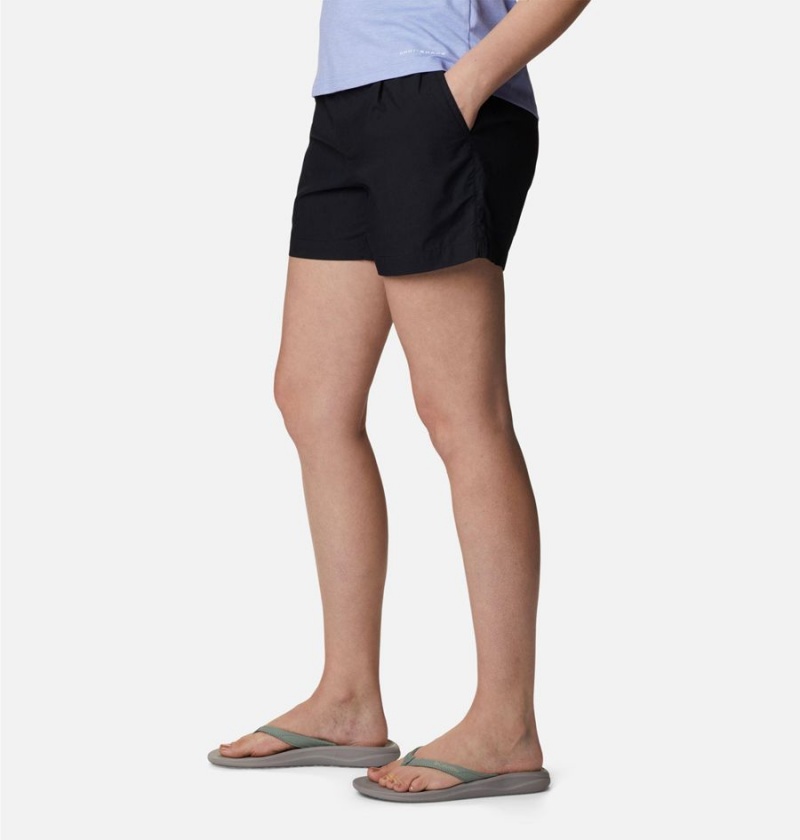 Black Women's Columbia Norgate Shorts | VFZLG-7281