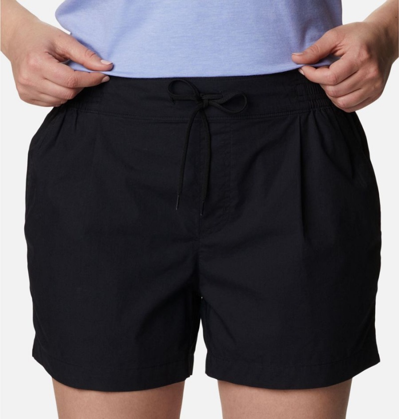 Black Women's Columbia Norgate Shorts | VFZLG-7281