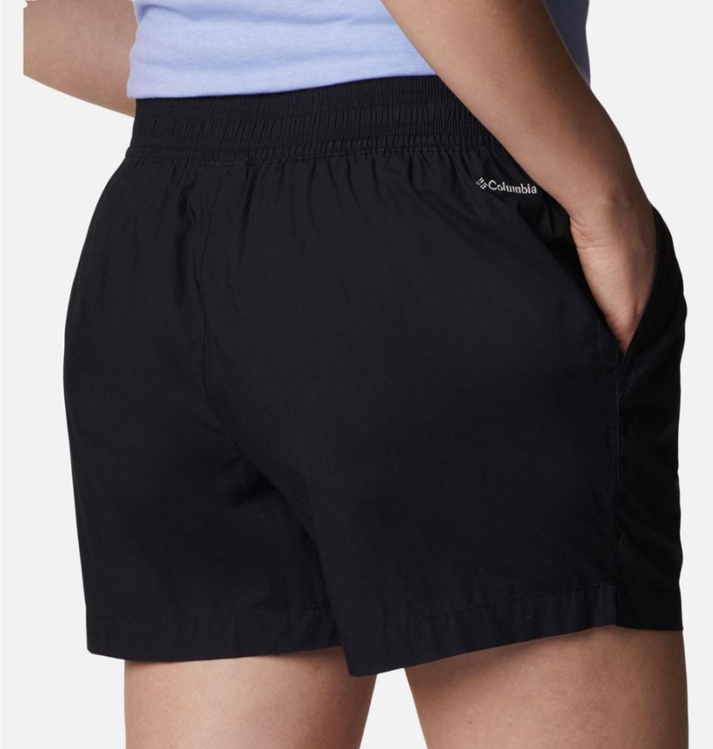 Black Women's Columbia Norgate Shorts | VFZLG-7281