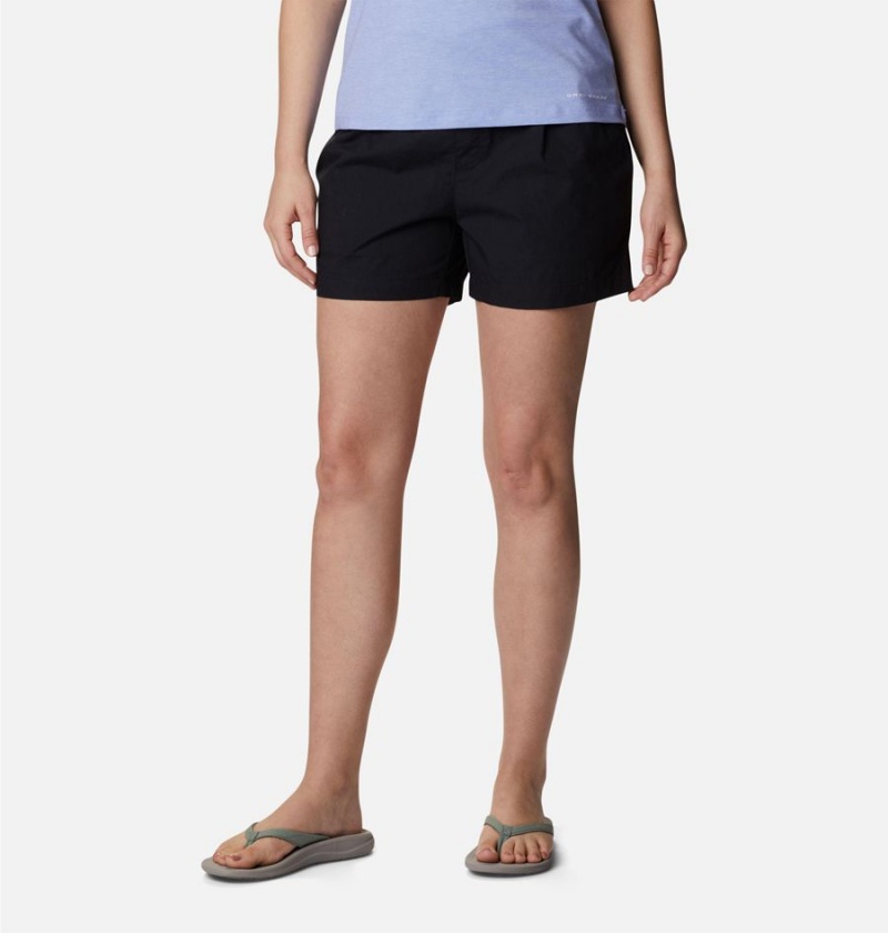 Black Women\'s Columbia Norgate Shorts | VFZLG-7281