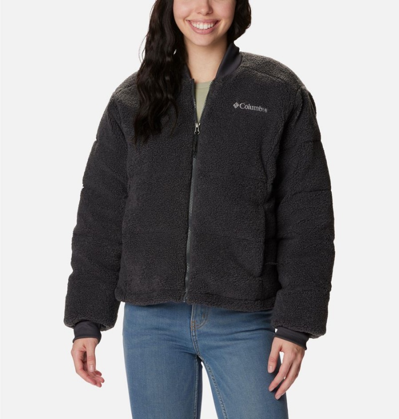 Black Women\'s Columbia Novelty Puffer Jacket | SVHEM-8490