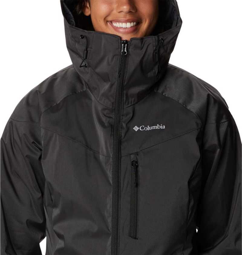 Black Women's Columbia Oak Ridge Interchange 3 In 1 Jackets | JSNHM-5190