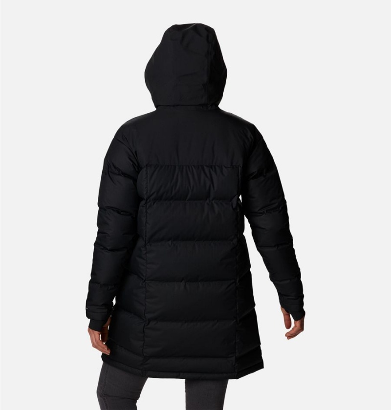 Black Women's Columbia Opal Hill Mid Puffer Jacket | UWOQL-3819