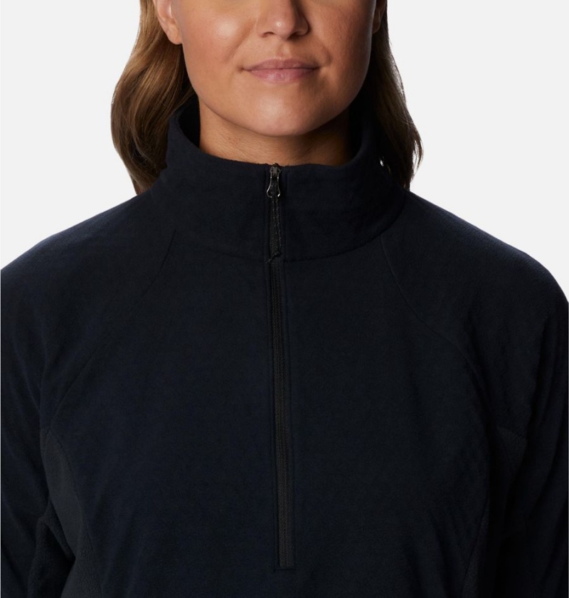 Black Women's Columbia Overlook Pass Half Zip Pullover | WDEYP-1986