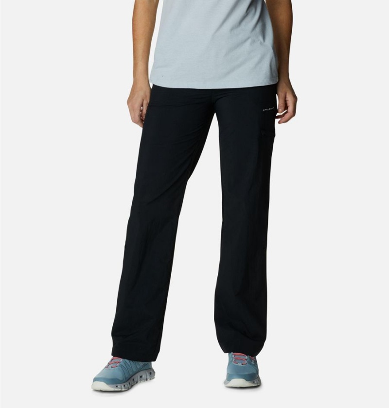 Black Women\'s Columbia PFG Aruba Roll Up Pants | XEMVF-8576