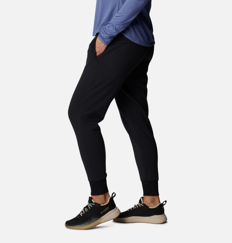 Black Women's Columbia PFG Slack Water French Terry Joggers Pants | NKILW-3204