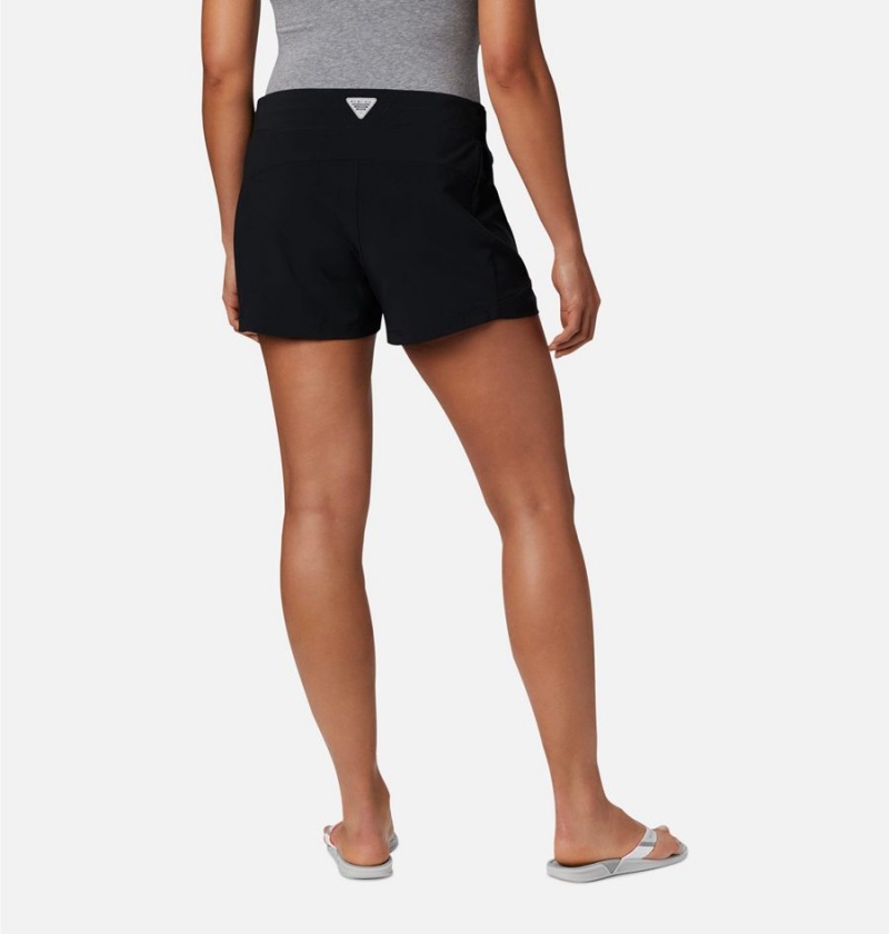 Black Women's Columbia PFG Tidal II Shorts | NYDKO-8235