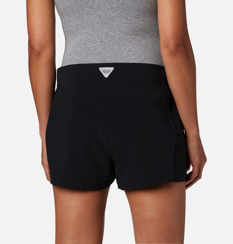 Black Women's Columbia PFG Tidal II Shorts | NYDKO-8235