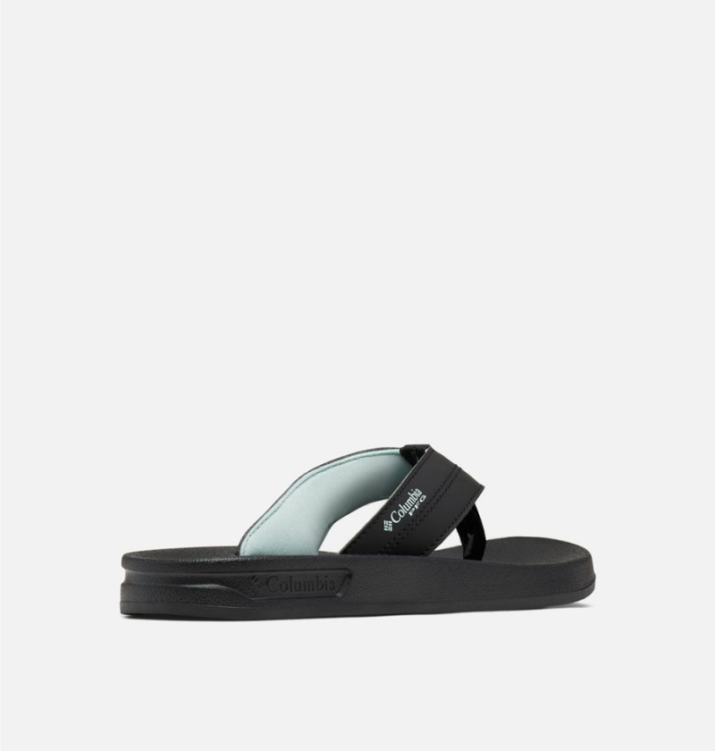 Black Women's Columbia PFG Tidal Ray Flip Flop Sandals | GWBNK-6834