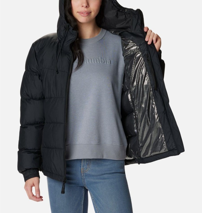 Black Women's Columbia Pike Lake II Insulated Puffer Jacket | KSXQW-8230