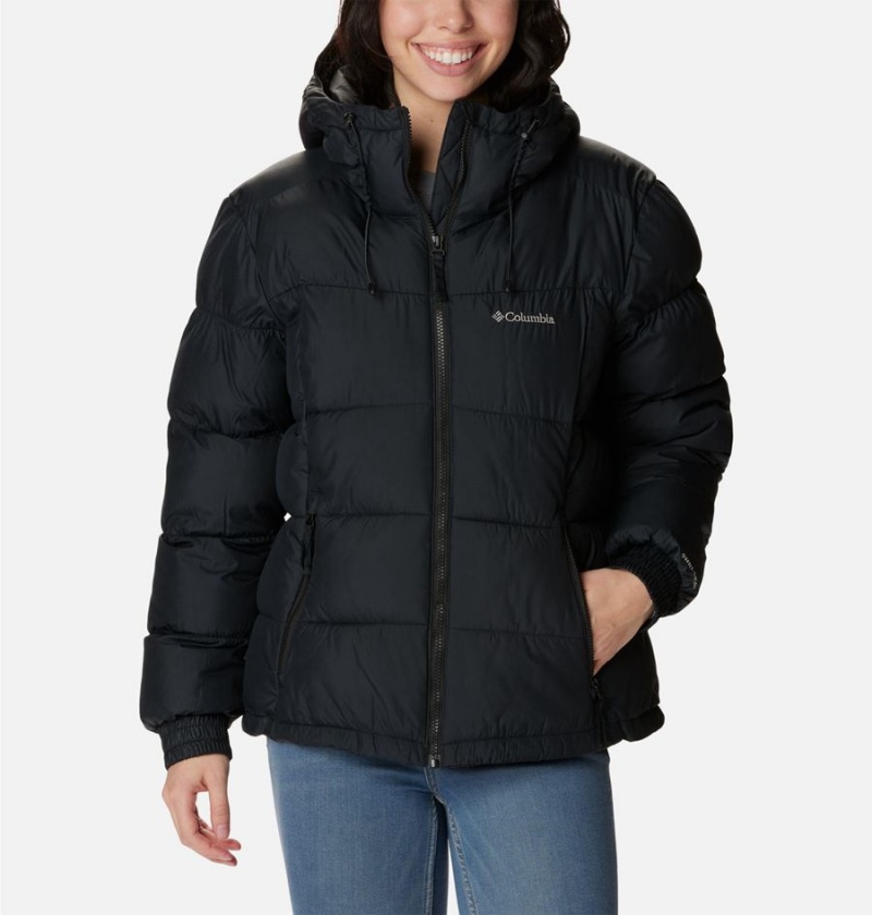 Black Women\'s Columbia Pike Lake II Insulated Puffer Jacket | KSXQW-8230