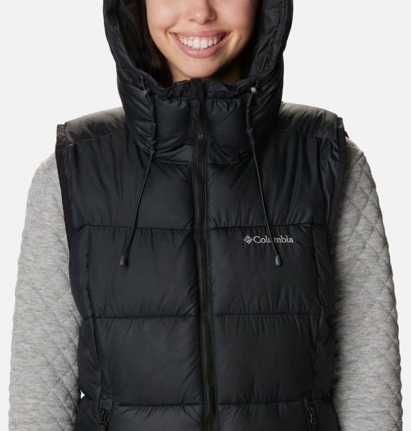 Black Women's Columbia Pike Lake II Insulated Vest | QWIRO-7468