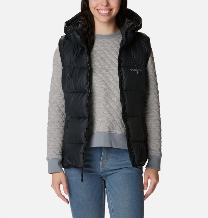 Black Women's Columbia Pike Lake II Insulated Vest | QWIRO-7468