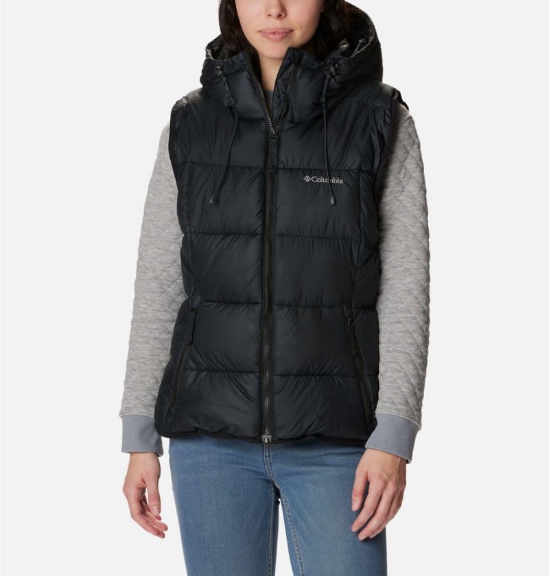 Black Women\'s Columbia Pike Lake II Insulated Vest | QWIRO-7468