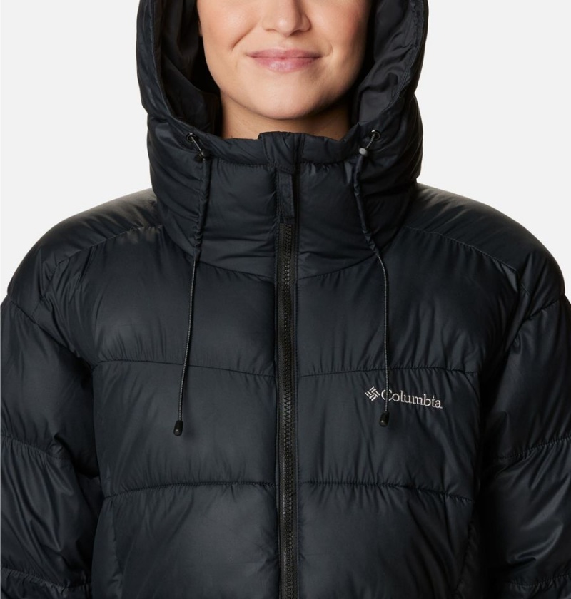 Black Women's Columbia Pike Lake II Long Puffer Jacket | TDGRU-0719