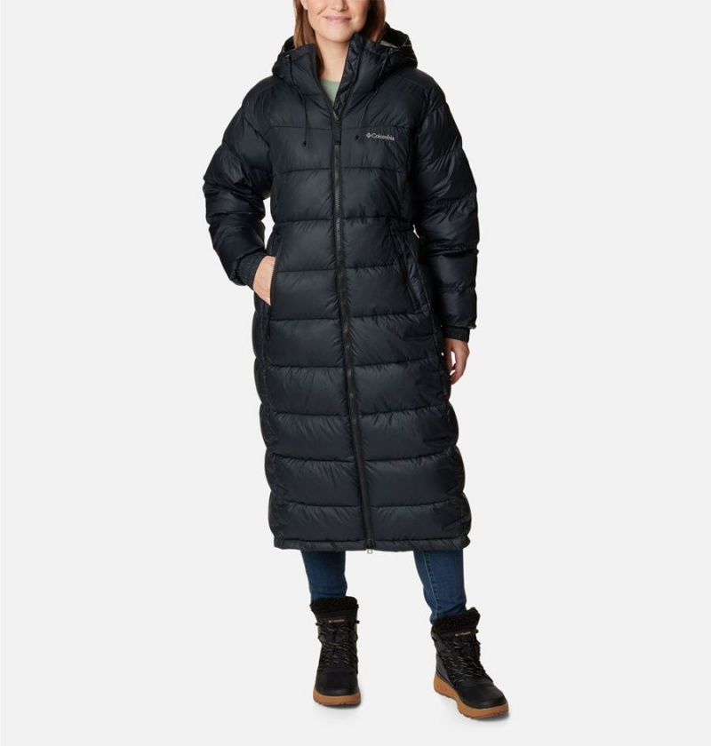 Black Women\'s Columbia Pike Lake II Long Puffer Jacket | TDGRU-0719