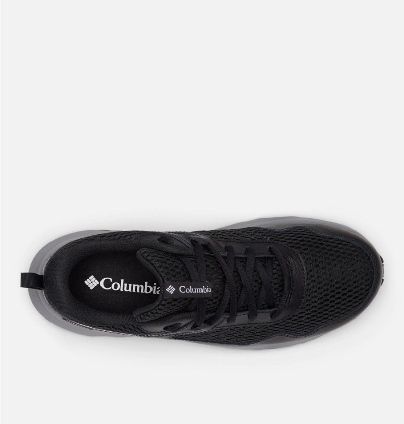 Black Women's Columbia Plateau Waterproof Sneakers | VJOHA-4980