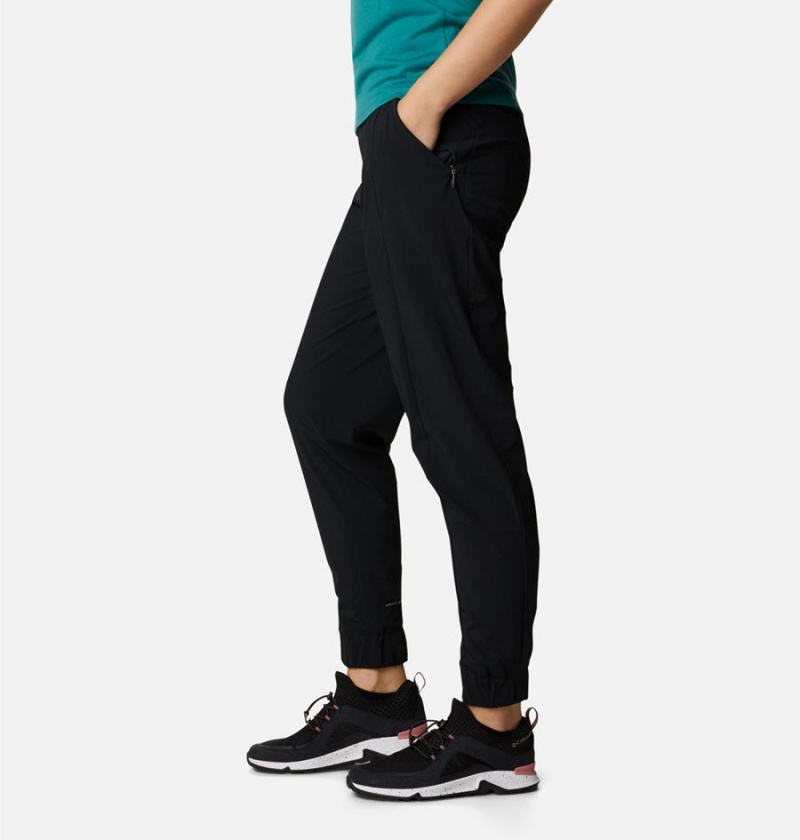 Black Women's Columbia Pleasant Creek Joggers Pants | TOZVS-5804