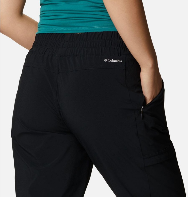 Black Women's Columbia Pleasant Creek Joggers Pants | TOZVS-5804