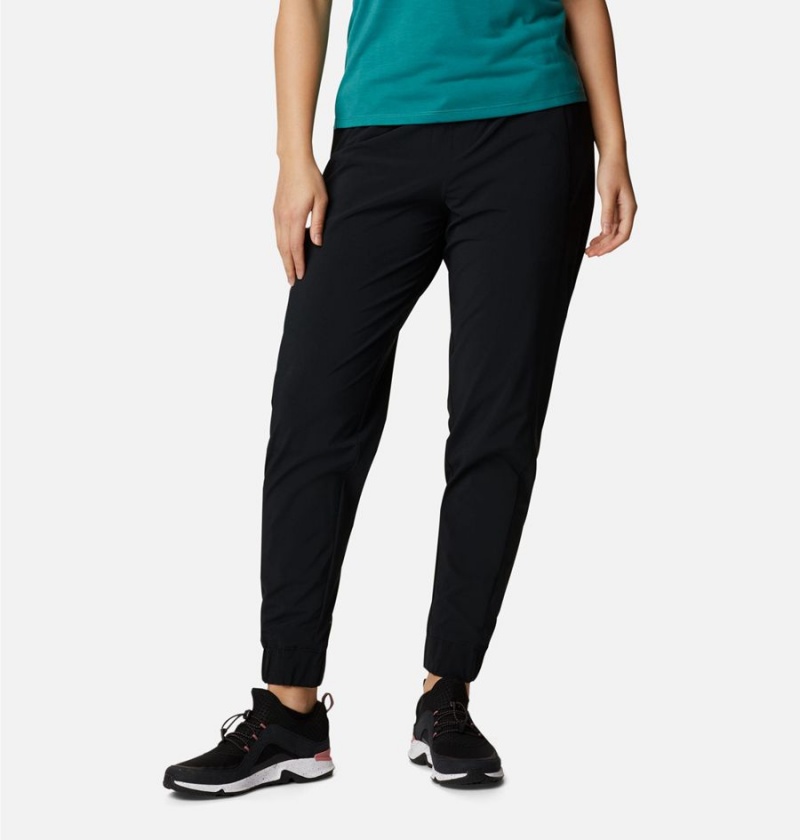 Black Women\'s Columbia Pleasant Creek Joggers Pants | TOZVS-5804