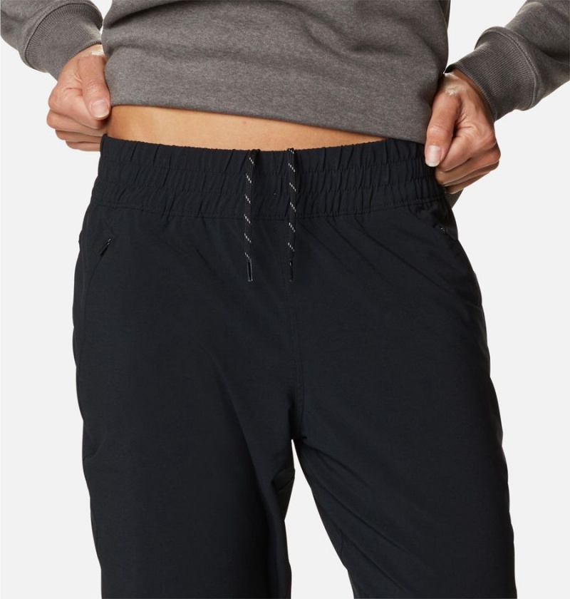 Black Women's Columbia Pleasant Creek Warm Joggers Pants | FJDIP-0267