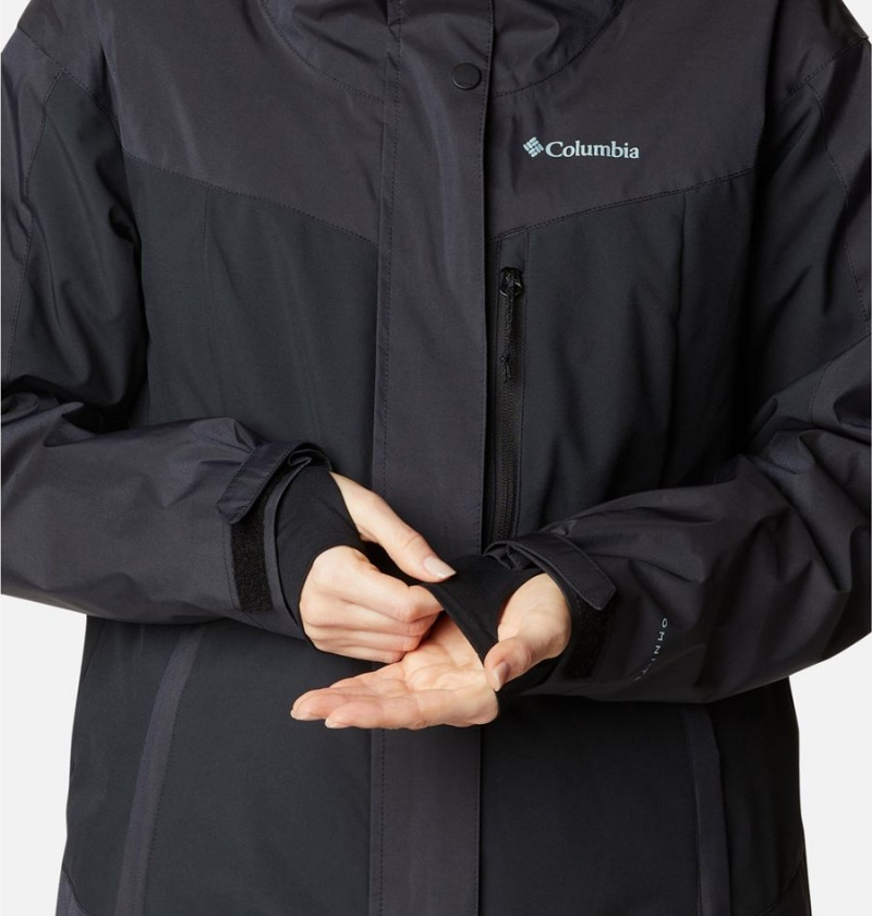 Black Women's Columbia Point Park Insulated Puffer Jacket | MZYEX-5726