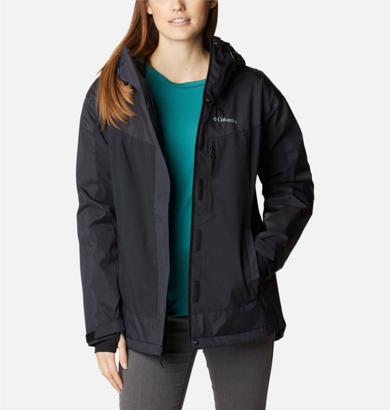 Black Women's Columbia Point Park Insulated Puffer Jacket | MZYEX-5726