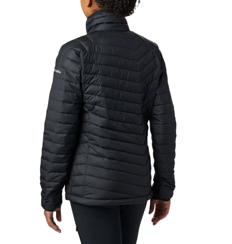 Black Women's Columbia Powder Lite Puffer Jacket | AEWRY-6350