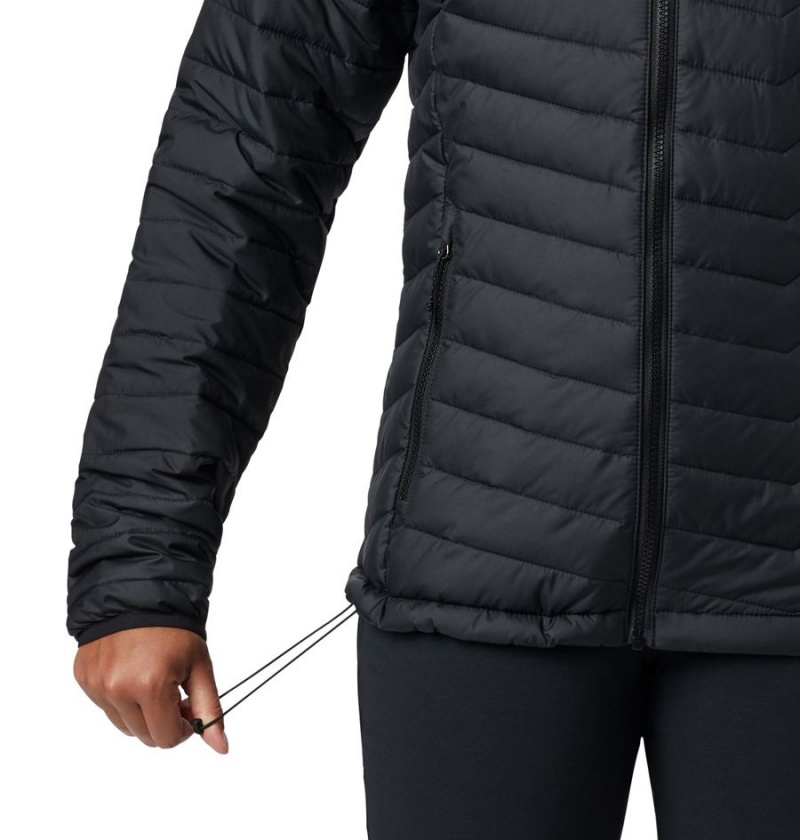 Black Women's Columbia Powder Lite Puffer Jacket | AEWRY-6350