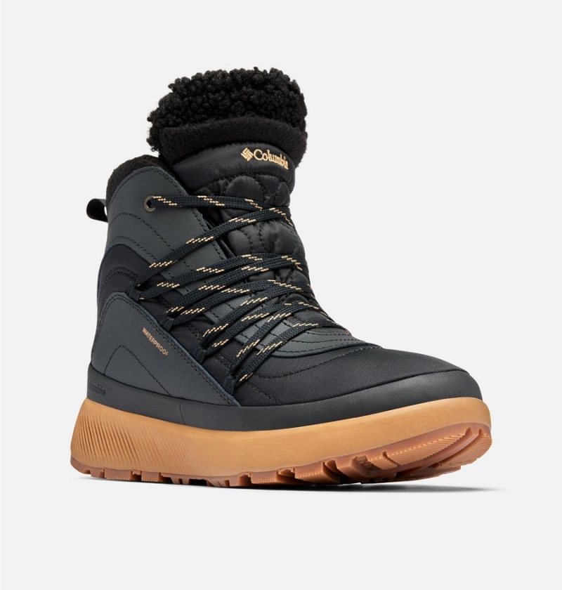 Black Women's Columbia Red Hills Omni Heat Boots | MBSDO-9436