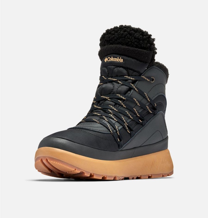 Black Women's Columbia Red Hills Omni Heat Boots | MBSDO-9436